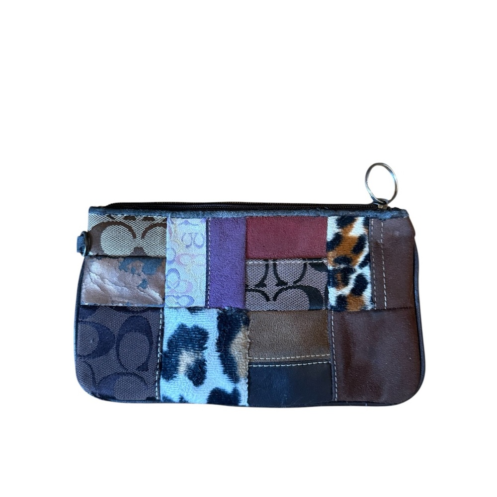Multicolor Patchwork Clutch - image 1